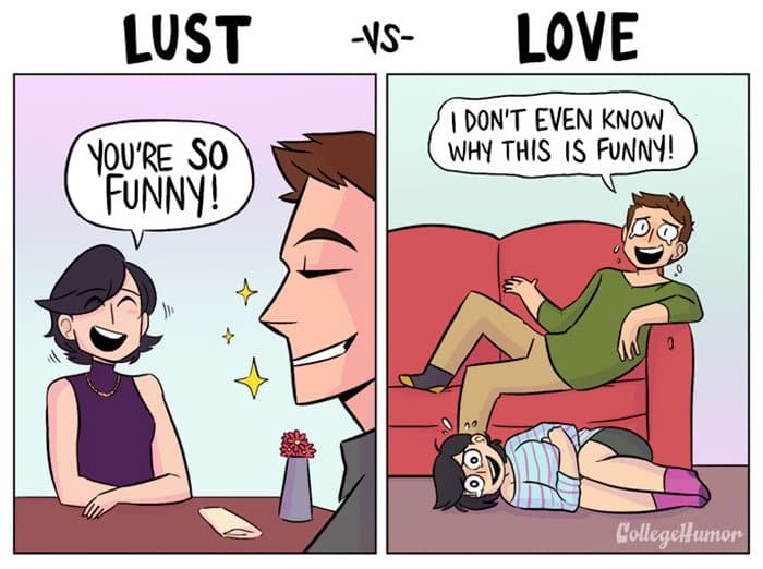 Lust love the whats difference between and What's the