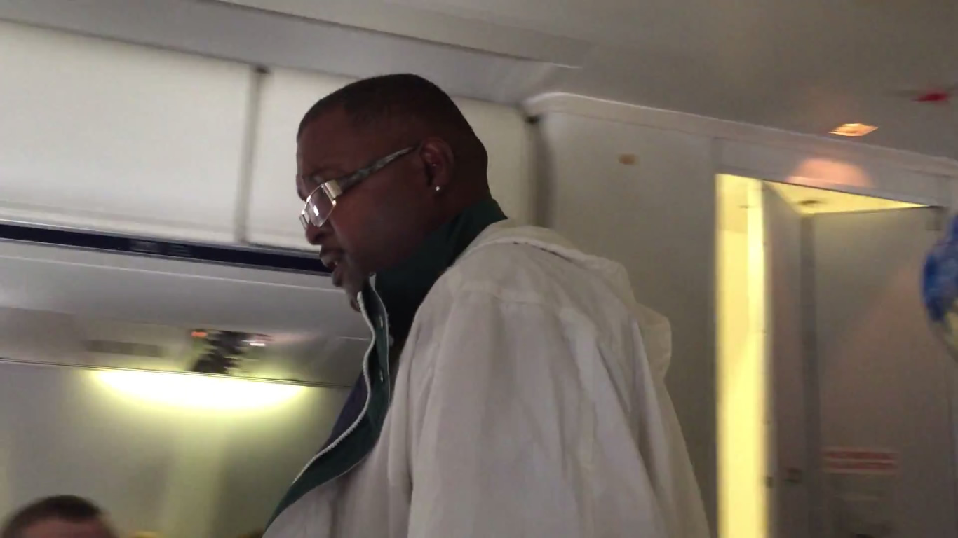 This is the unidentified Black American who sneezed and yelled 'I have Ebola!' as the four-hour flight neared Punta Cana.