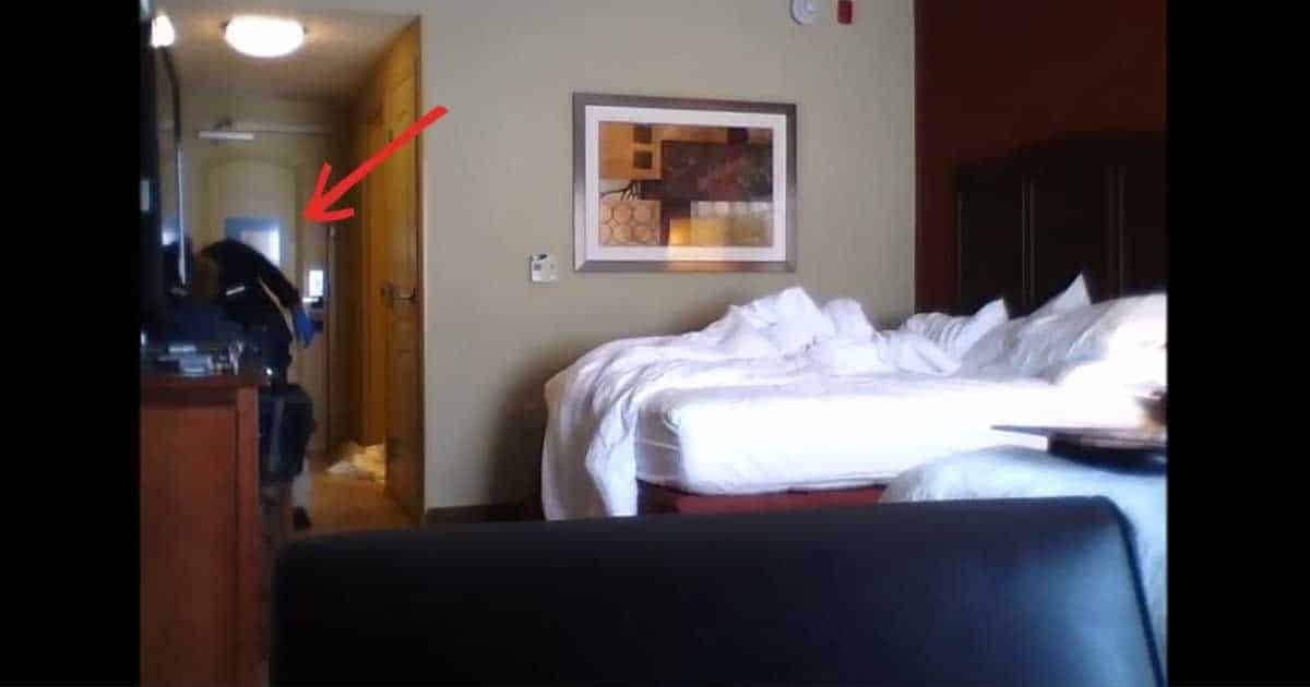 He Set Up A Hidden Camera In His Hotel Room What He Discovered Was