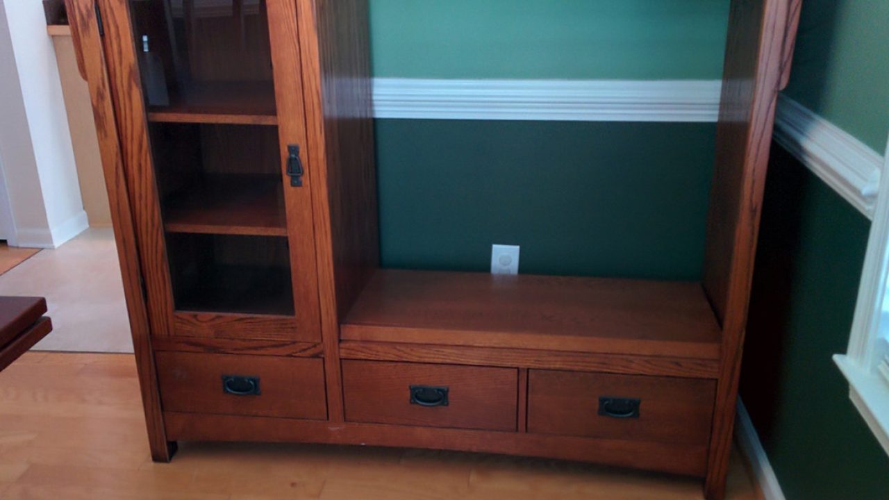 This Creative Guy Transformed His Useless Old Tv Cabinet Into