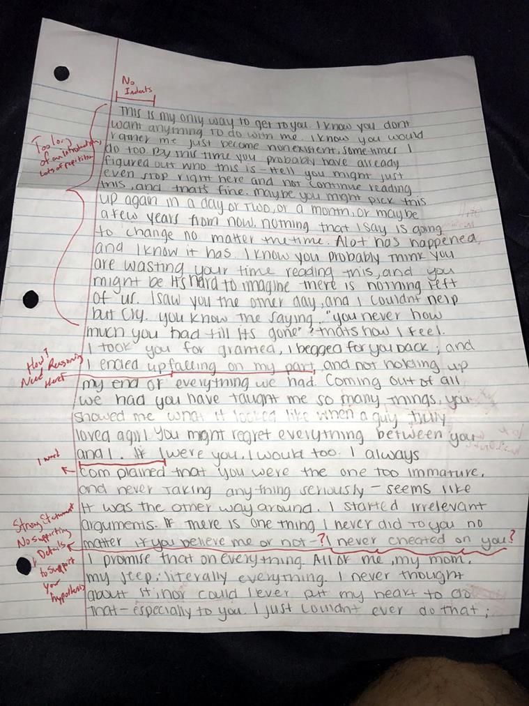 Cheating Ex Girlfriend Sends Apology Letter Guy Sends It Back