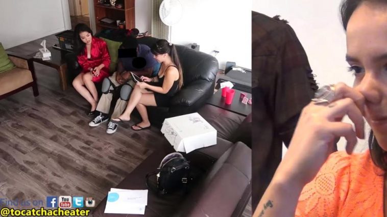 Hypocrite of a Girlfriend Tests Her Boyfriend With Asian 