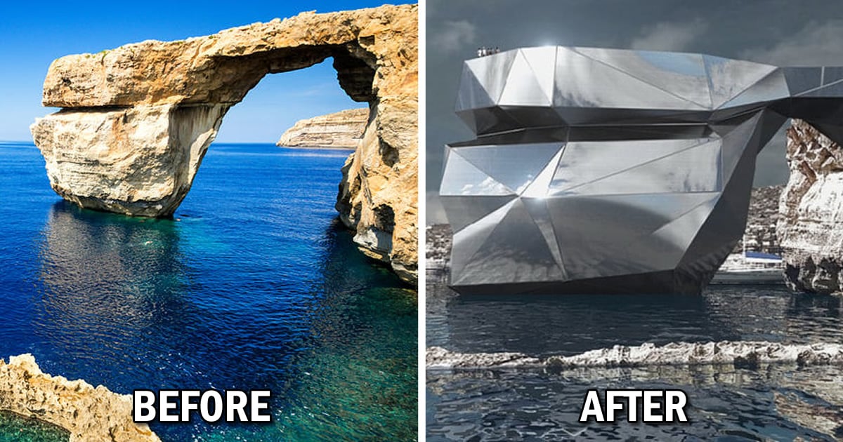 Russian Architect Wants To Rebuild Iconic Azure Window As Metallic Museum Elite Readers,Christmas Tree Wall Hanging Quilt Pattern