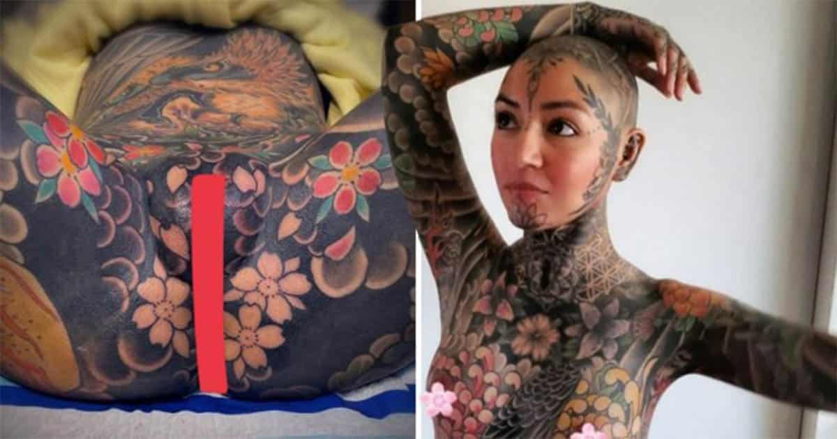 Woman Gets Tattooed From Head to Toe, Spends Almost £20,000 - Elite Readers